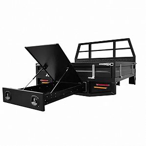 Bandejas de alumínio Ute com gavetas