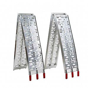 Rampas de carga dobráveis ​​de 7.5 pés para ATV, UTV, motocicleta, cortador de grama